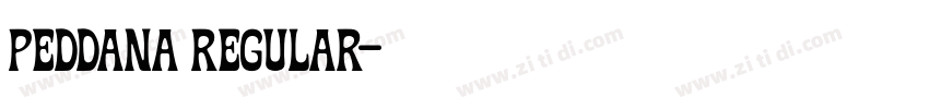 Peddana Regular字体转换 Peddana Regular字体转换